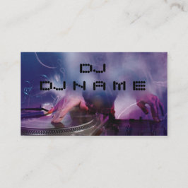 DJ-Visitenkarte Visitenkarte