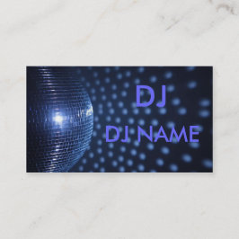 DJ-Visitenkarte Visitenkarte