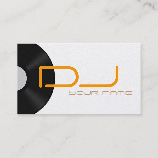 DJ-Visitenkarte Visitenkarte (Vorderseite)