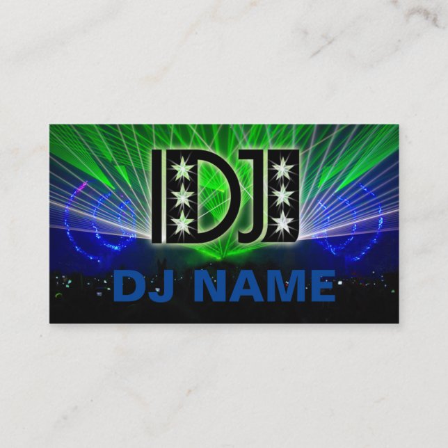 DJ-VISITENKARTE VISITENKARTE (Vorderseite)
