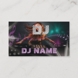DJ-Visitenkarte Visitenkarte