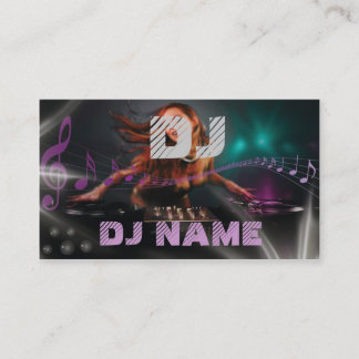 DJ-Visitenkarte Visitenkarte