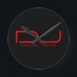DJ Wall Clock Runde Wanduhr<br><div class="desc">Copyright © 2009-2016</div>