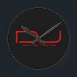 DJ Wall Clock Runde Wanduhr<br><div class="desc">Copyright © 2009-2016</div>