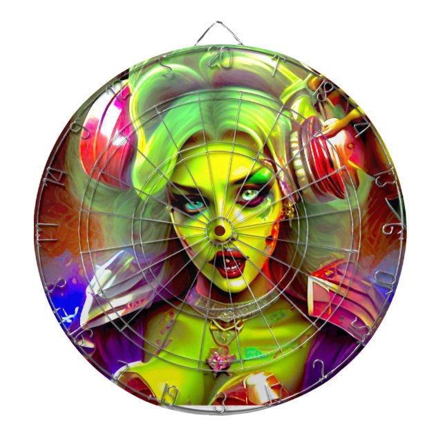 Dj zombie Darts Dartscheibe (vorne)