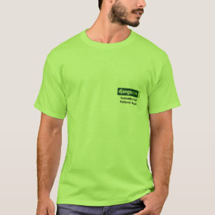 Django Nahrungs-Tatsachen für DjangoCon T-Shirt