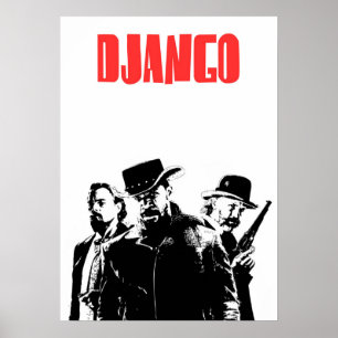 Django Unchached Illustration Poster