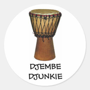 DJEMBE DJUNKIE Aufkleber
