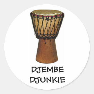 DJEMBE DJUNKIE Aufkleber