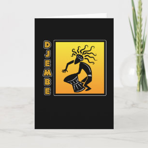 Djembe Drum African Bongo Congas Music Karte