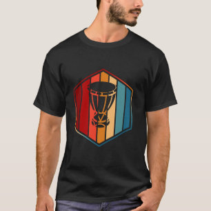 Djembe Drum Retro Vintag 70er 80er Style Long Slee T-Shirt