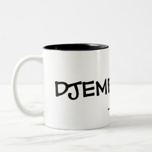 DJEMBE FOLA, www.wulabadrum.com Zweifarbige Tasse