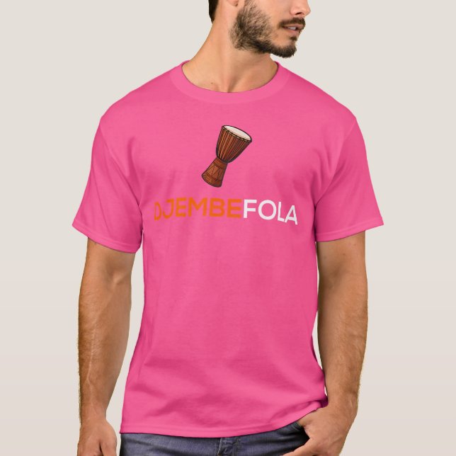 Djembe T Shirt Djembefola African Drum (Vorderseite)