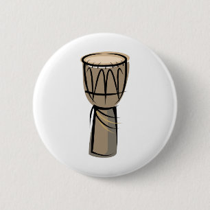 djembe Trommel Button