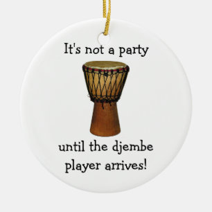 DJEMBE Weihnachtsverzierung Keramikornament