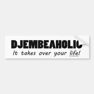 Djembeaholic Life Autoaufkleber