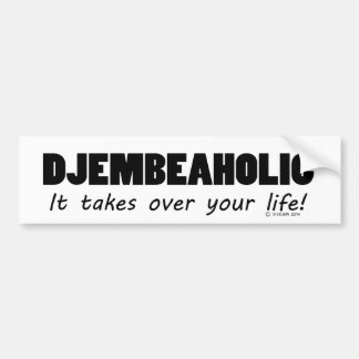 Djembeaholic Life Autoaufkleber