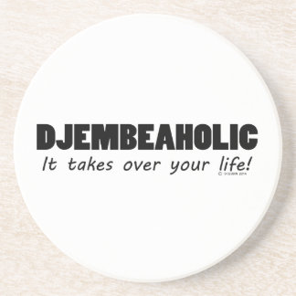 Djembeaholic Life Getränkeuntersetzer