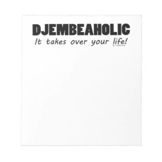 Djembeaholic Life Notizblock