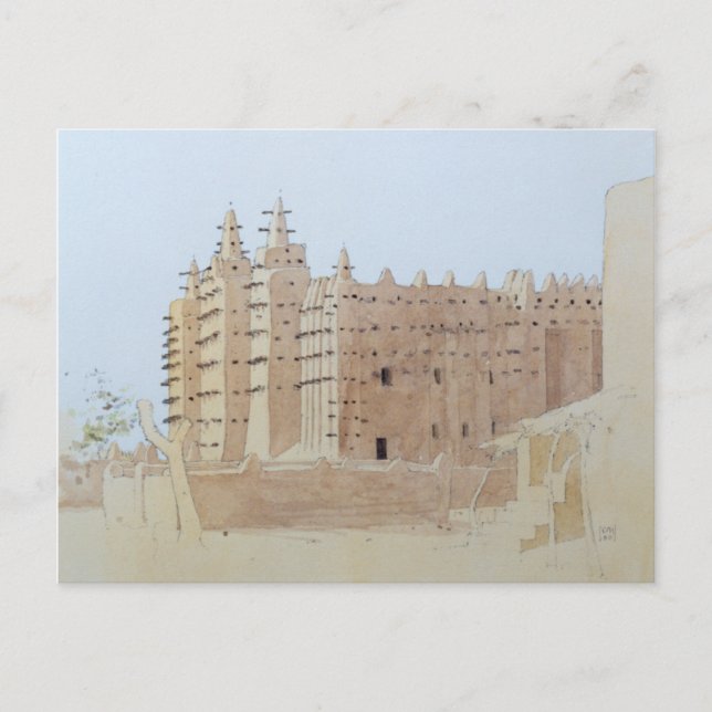Djenne Postkarte (Vorderseite)