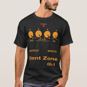 Djent Zone Gitarre Pedal Parody Heavy Metal Gitarr T-Shirt