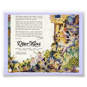 Djer Kiss Parisian Parume Fairies Fotodruck