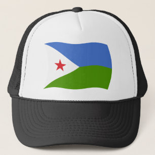 Djibouti Flag Hat Truckerkappe