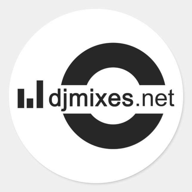 DJMixes.net - Aufkleber - Pro (Vorderseite)