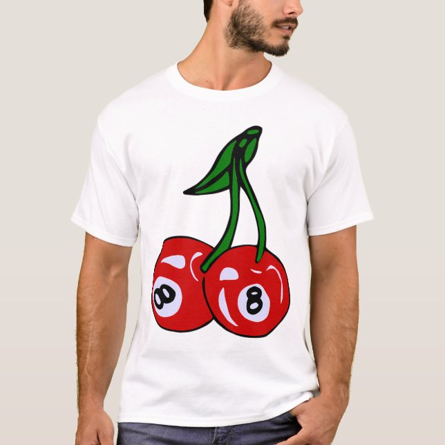 Djo entscheiden 8-Ball T-Shirt (Vorderseite)