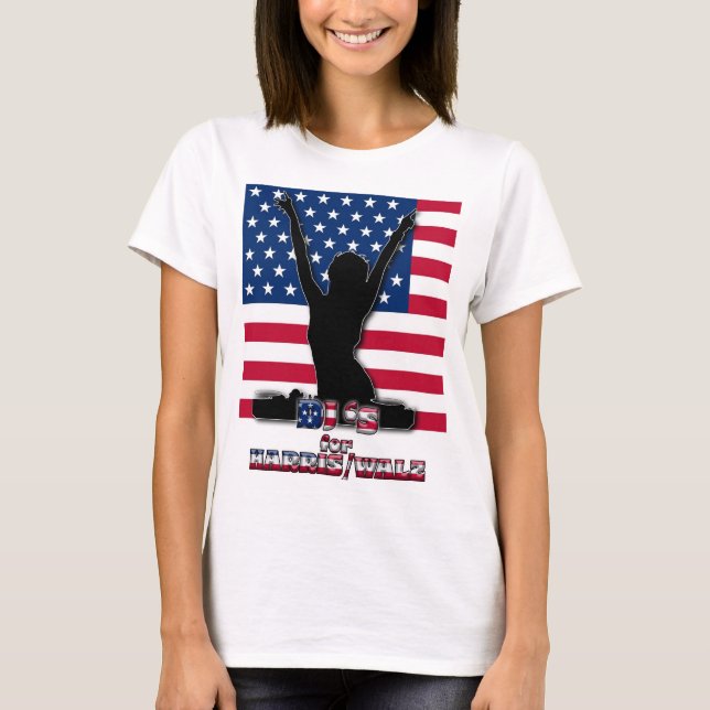 DJ'S FOR HARRIS WALZ T-Shirt (Vorderseite)