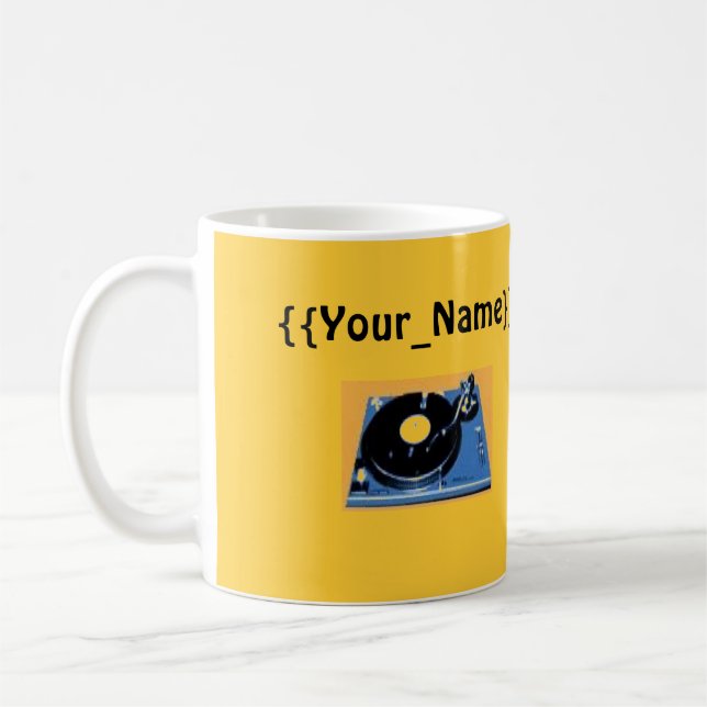 DJs machen Musik Tasse (Links)