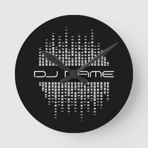 DJs Music Producer Remixer Wall Clock Runde Wanduhr