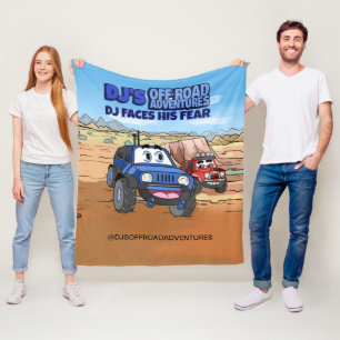 DJ's Off-Road-Adventures-Blanket Fleecedecke