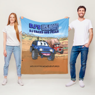 DJ's Off-Road-Adventures-Blanket Fleecedecke