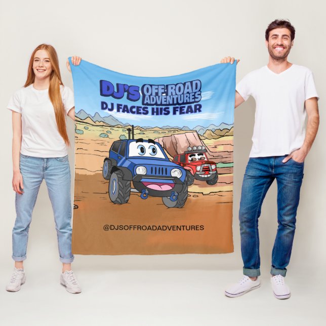 DJ's Off-Road-Adventures-Blanket Fleecedecke (Beispiel)