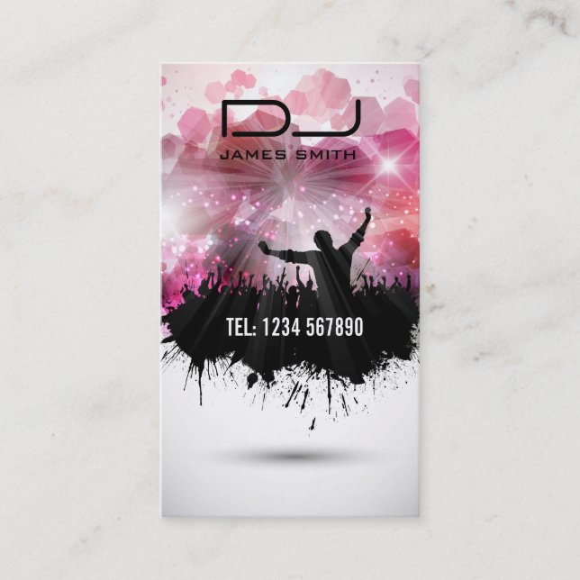 DJs Visitenkarte (Vorderseite)