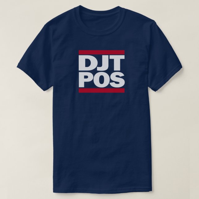 DJT-POS_Blauer Abschlag T-Shirt (Design vorne)