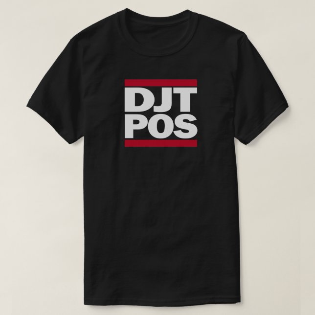 DJT-POS_Schwarzes T-Shirt (Design vorne)