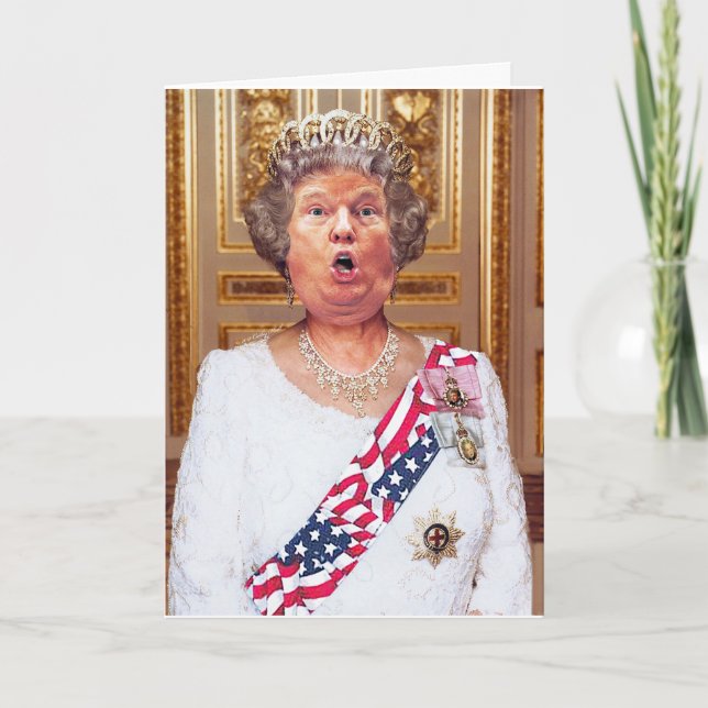 DJT Royal Customizable Birthday Card Karte (Vorderseite)