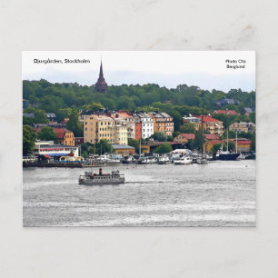 Djurgården, Stockholm, Foto Ola ... Postkarte