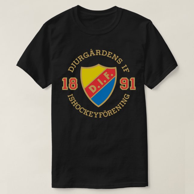 Djurgardens IF Hockey 1 T-Shirt (Design vorne)