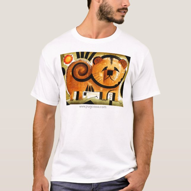 dk_2005aug8m, www.pugcasso.com-Chow-Chow Chow-Chow T-Shirt (Vorderseite)