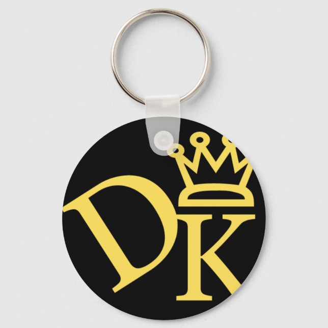 Dk Crown-Logo Schlüsselanhänger (Vorderseite)