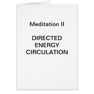 DK-Meditations-Reihe: Meditation II - KARTE