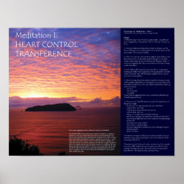 DK Meditationsreihe: Meditation I Poster
