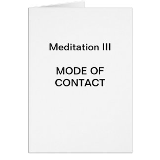 DK Meditationsreihe: Meditation III - KARTE