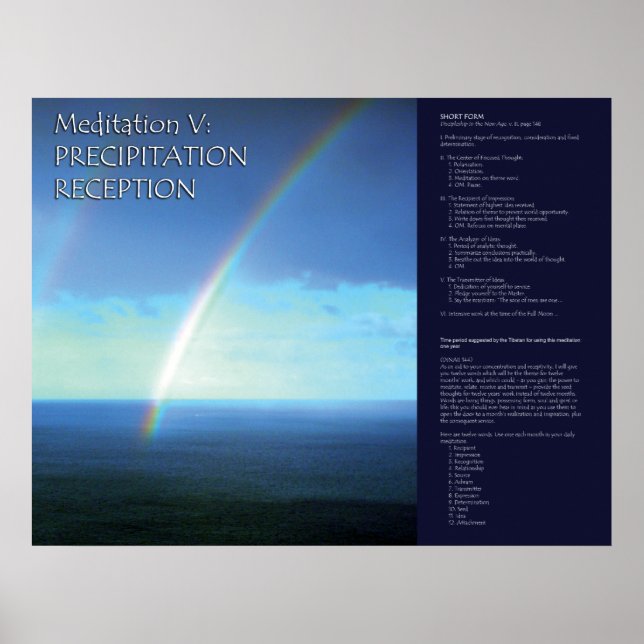 DK Meditationsreihe: Meditation V Poster (Vorne)