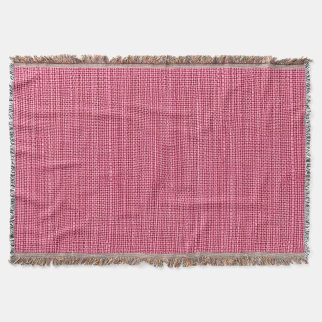 Dk Pink Imitate Denim Textur Decke (Vorderseite)