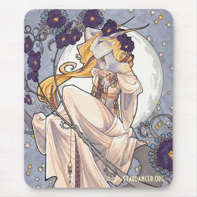 Dlane an der Dämmerung Mousepad (Vorne)