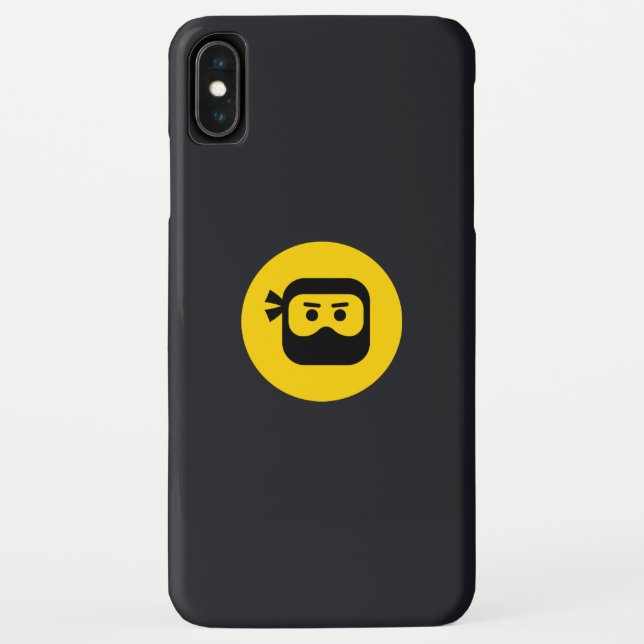 DLive Ninja Logo-Schwarz-Telefon-Kasten Case-Mate iPhone Hülle (Rückseite)